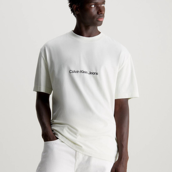 Calvin Klein Ανδρική κοντομάνικη μπλούζα Square Frequency Logo Tee